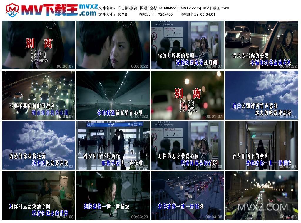 许志刚-别离_国语_流行_MD404925